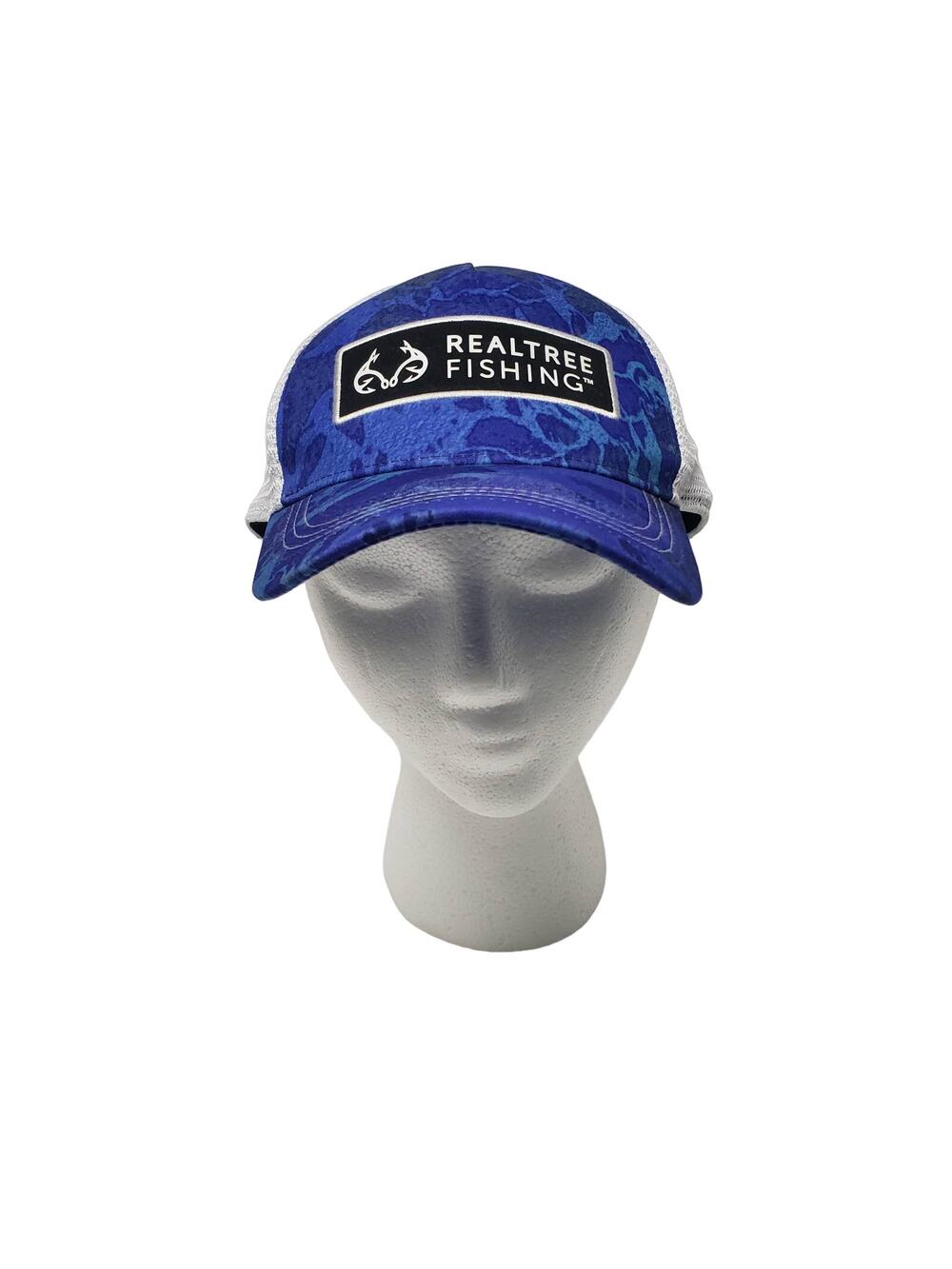 RealTree Fishing Blue Camo Outdoor Cap Size L / XL Hat